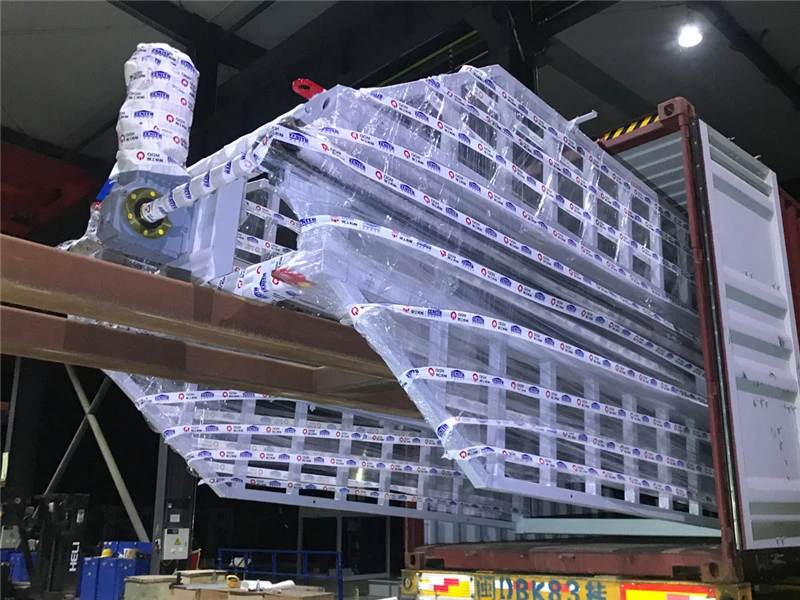 Máy ép gạch tự động ZN900CG của QGM có hệ thống giá đóng rắn được gửi đến El Salvador