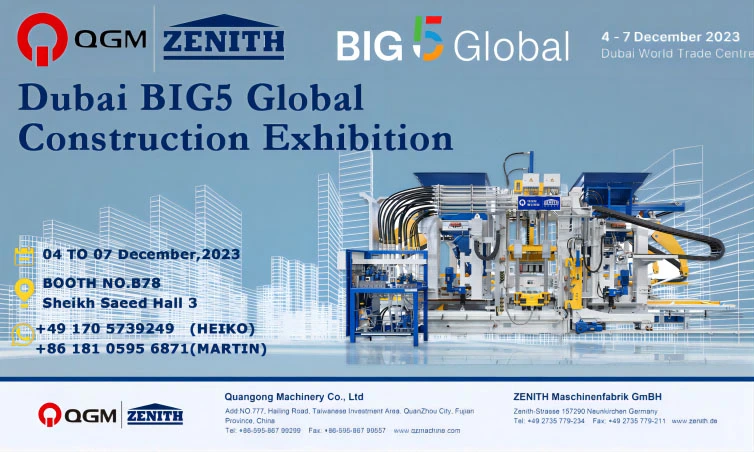 QGM-ZENITH | Big 5 toàn cầu | 4 – 7 tháng 12 năm 2023 | Trung tâm Thương mại Thế giới Dubai