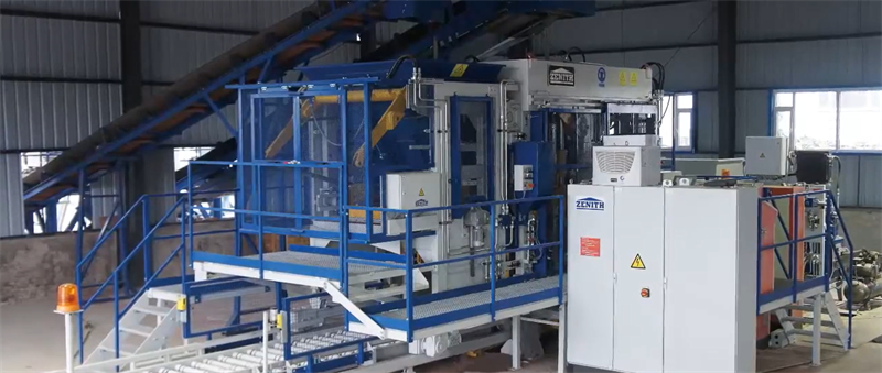 Một dự án sản xuất gạch bê tông nhiều lớp hoàn toàn tự động đã được triển khai ở Châu Phi.