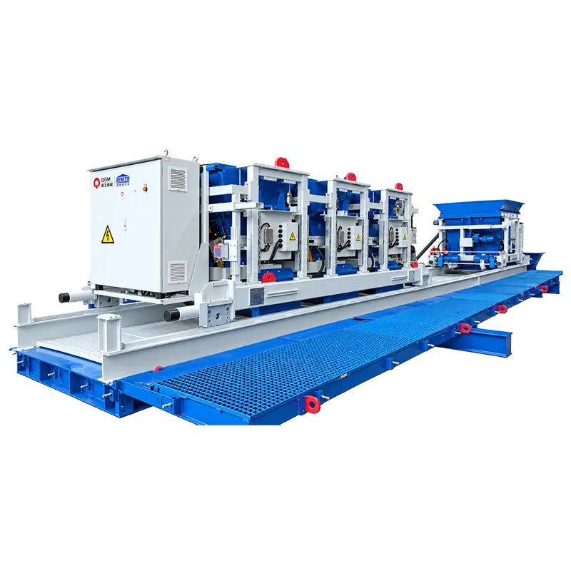 Phễu bay cho sản xuất gạch bê tông nhiều màu